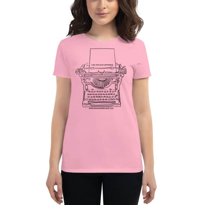 I am not your secretary women's short sleeve t-shirt - Image 6