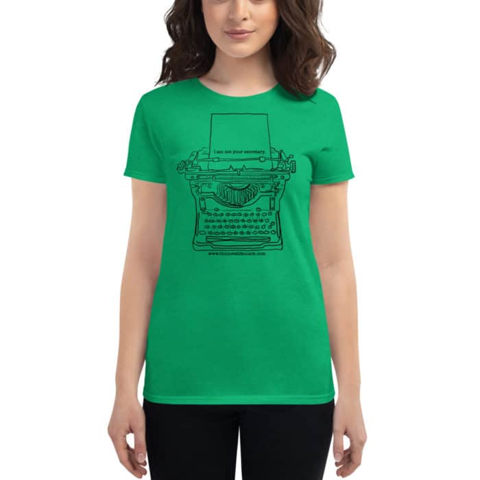 I am not your secretary women's short sleeve t-shirt - Image 5